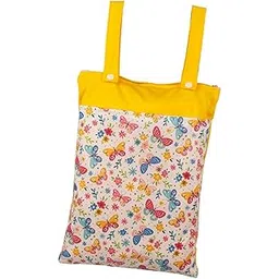 loom tree LOOM TREE® Baby Diaper Pouch Zipper Baby Wipe Bag for Outdoor Activities Travel Picnic Yellow | Diapering | Diaper Bags-picture-29