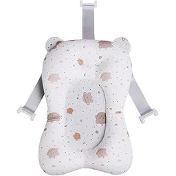 loom tree LOOM TREE® Comfortable Bath Support Seat Adjustable Soft Baby Toddler 0-12 Months White | Bathing & Grooming | Bath Tub Seats & Rings-picture-17