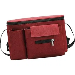 loom tree LOOM TREE® Portable Storage Bag Cup Holder Bottle Diaper Baby Toy Stroller Organizer Red | Strollers & Accessories | Stroller Accessories | Organizers & Nets-picture-19