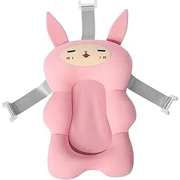 loom tree LOOM TREE® Soft Baby Bath Seat Support Mat Portable for Newborn Infant 0-6 Months Pink | Bathing & Grooming | Bath Tub Seats & Rings-picture-18