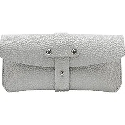 LOOM TREE Portable PU Leather Glasses Case Protective Holder for Men and Women Grey-picture-39