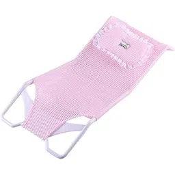 LOOM TREE® Baby Bath Support Net Fast Drying Soft Mesh Bath Cushion for Infant Newborn Pink | Bathing & Grooming | Bath Tubs-image-7