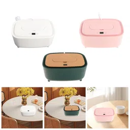 loom tree LOOM TREE® Baby Wipe Warmer Large Capacity Wet Wipe Dispenser for Household Travel Home White | Diapering | Baby Wipe Warmers image 5