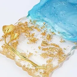 LOOM TREE Resin Nail Art Palette Nail Painting Makeup Palette for Wedding Home Artist blue-picture-46