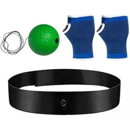 LOOM TREE® 5xBoxing Reflex Ball Headband Improve Hand Eye Coordination Agility Adjustable Green | Boxing, Martial Arts & MMA | Training Equipment & Supplies | Punching Bags image 1