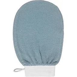 LOOM TREE® Bath Glove Scrubbing Gloves Body Scrub Double Sided Gentle Leg Body Neck Blue | Skin Care | Exfoliators & Scrubs-picture-47