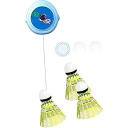 LOOM TREE® Hanging Badminton Trainer Badminton Training for Game Indoor Playing Fitness Blue | Tennis & Racquet Sports | Badminton image 1