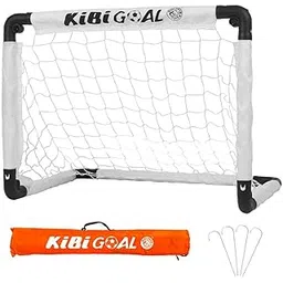 LOOM TREE® Kids Soccer Goal Set Backyard Mini Net and Ball White with Storage Bag | Team Sports | Soccer | Goals & Nets-picture-12