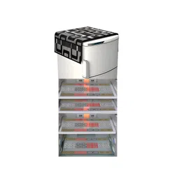 LooMantha 5-Pcs Red & Grey Printed Refrigerator Appliance Covers-picture-37