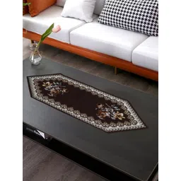 LooMantha Brown & White Floral Printed Pure Cotton Runner-picture-17