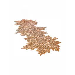 LooMantha Brown Textured Floral Table Runners-picture-39