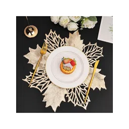 LooMantha Floral Textured Round Waterproof Table Placemat-picture-30