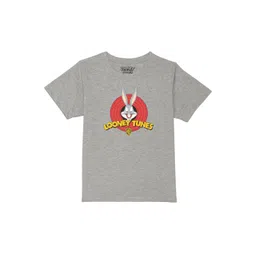 Looney Tunes by Wear Your Mind Boys Grey & Red Printed T-shirt-picture-1