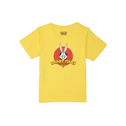Looney Tunes by Wear Your Mind Boys Yellow & Red Looney Tunes Printed T-shirt-picture-31