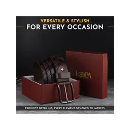 LOOPA Men Leather Formal Belt-image-39