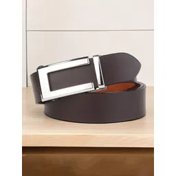 LOOPA Men Textured Leather Formal Belt image 3