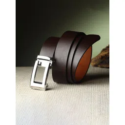 LOOPA Men Textured Leather Formal Belt image 4