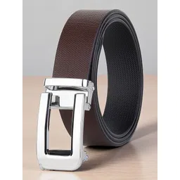 LOOPA Men Textured Leather Reversible Formal Belt-picture-14