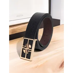 LOOPA Men Textured PU Formal Belt-picture-28