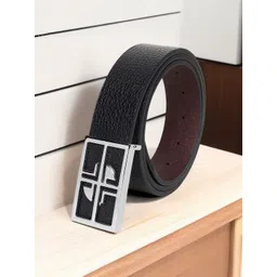 LOOPA Men Textured PU Formal Belt-picture-30