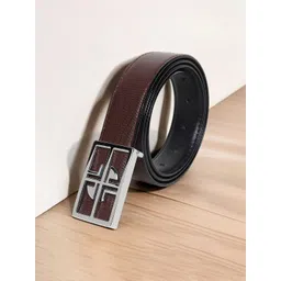 LOOPA Men Textured Reversible Formal Belt-picture-25