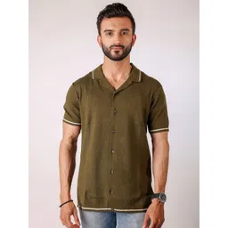 Loopers Spread Collar Casual Cotton Shirts-picture-24
