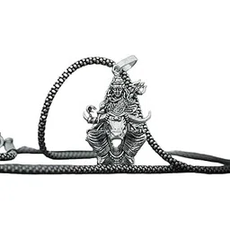 Lord Shiva Nandi Pendant with Chain Perfect Jewellery for Men and Women-picture-40