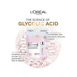 l'oreal paris Glycolic Bright Glowing Serum Sheet Mask image 3