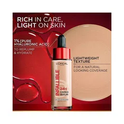 l'oreal paris Infallible 24H Tinted Serum Foundation 2-3 Light image 5