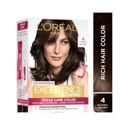 l'oreal paris Excellence Creme Hair Color 4 Natural Brown-picture-22