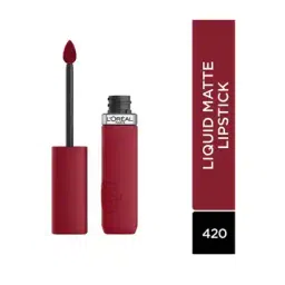 l'oreal paris Infallible Matte Resistance Liquid Lipstick - 420 Le Rouge Paris-picture-37