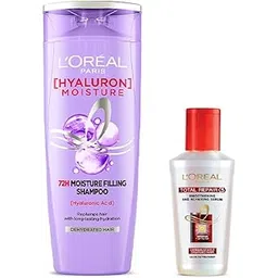l’oréal paris L'Oreal Paris Hyaluron Moisture 72H Moisture Filling Shampoo (180ml) + L'Oreal Paris Total Repair 5 Hair Serum (40ml)-picture-29