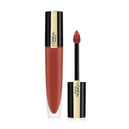 L'Oreal Paris Rouge Signature Matte Liquid Lipstick - 144 I Conquer,7ml-picture-25