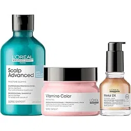 L'Oréal Professionnel Paris Anti-Dandruff Shampoo, Vitamino Mask & Metal DX Serum For Coloured Hair And For Dandruff Prone Scalps, 300 millilitres-picture-24