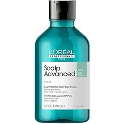 l'oréal professionnel paris L’Oréal Professionnel Scalp Advanced Anti-Oiliness Dermo-Purifier Shampoo 300ml | For Oily Scalps | Purifies the Scalp Deeply with 3% AHA | For Men & Women-picture-46
