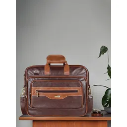 LOREM Men Textured Laptop Bag-picture-13