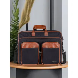 LOREM Men Textured Laptop Bag-picture-14