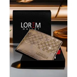 LOREM Men Textured Two Fold Wallet with SIM Card Holder-picture-32