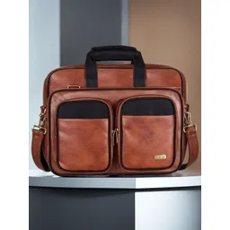 LOREM Unisex Textured Laptop Bag-picture-36