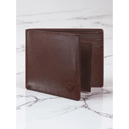 LORENZ Men Textured Embellished Leather Two Fold Wallet-picture-33