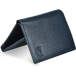 lorenz Trifold Closure Autumn Blue RFID Blocking Leather Wallet for Men with ID Slot | Soft Nappa Top Grain Men’s Leather Wallet | GL-16-picture-30