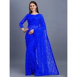 lorofy Self Design Bollywood Net Saree-picture-17