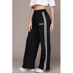 lothric Women Striped Black Track Pants-picture-12