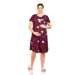 Lotik Printed Nightdress-picture-16