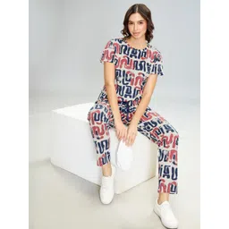 Lotik Women Abstract Night suit-picture-41