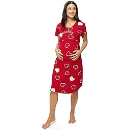 lotik Women's Cotton Maternity Night Suit set-picture-40