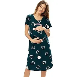 lotik Women's Cotton Maternity Night Suit set-picture-22