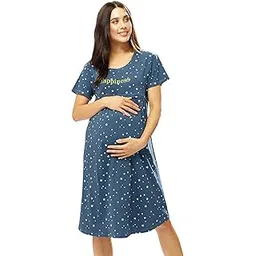 lotik Women's Cotton Maternity Night Suit set-picture-21