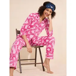 LOTIK Women's Cotton Top & Payjama Nightsuit Set-picture-11