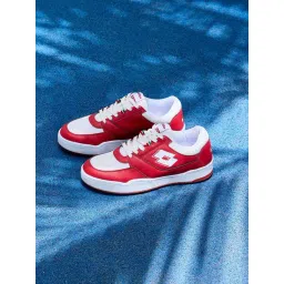 Lotto Men's Hoop Star Urbano Red & White Sneakers-picture-15